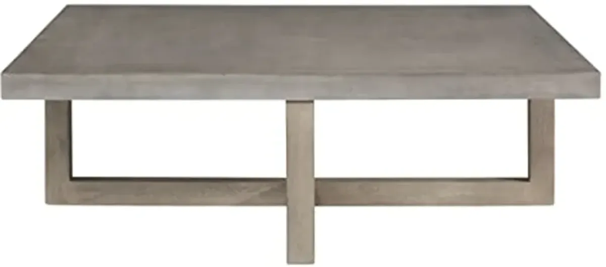 Signature Design by Ashley Lockthorne Contemporary Square Cocktail Table, Gray