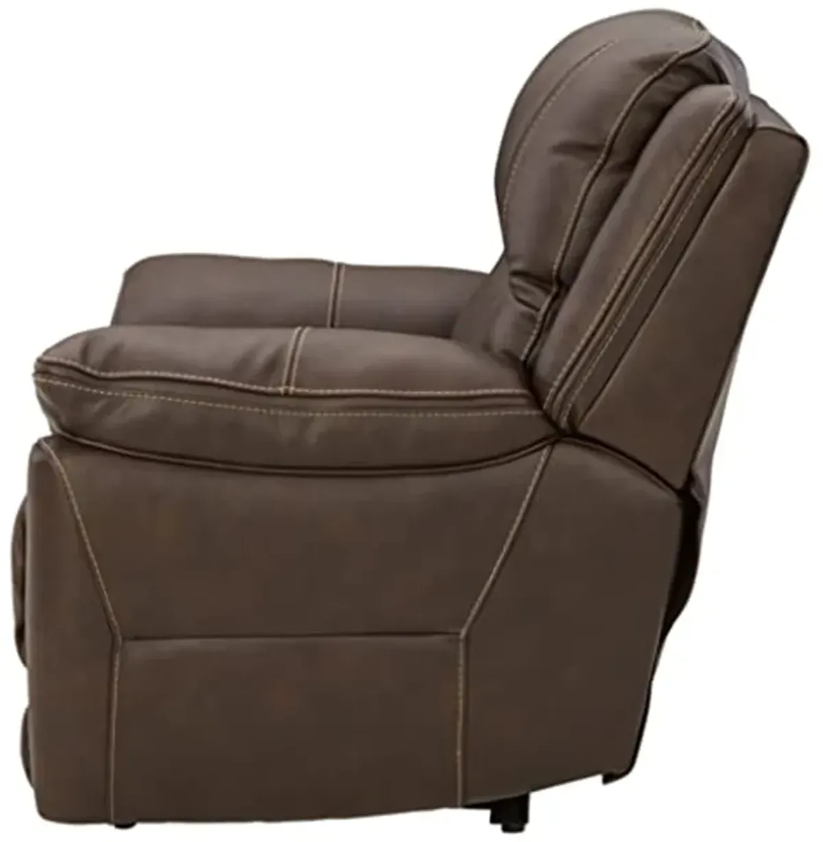 Signature Design by Ashley Dunleith Zero Wall Recliner with Power Headrest, Brown