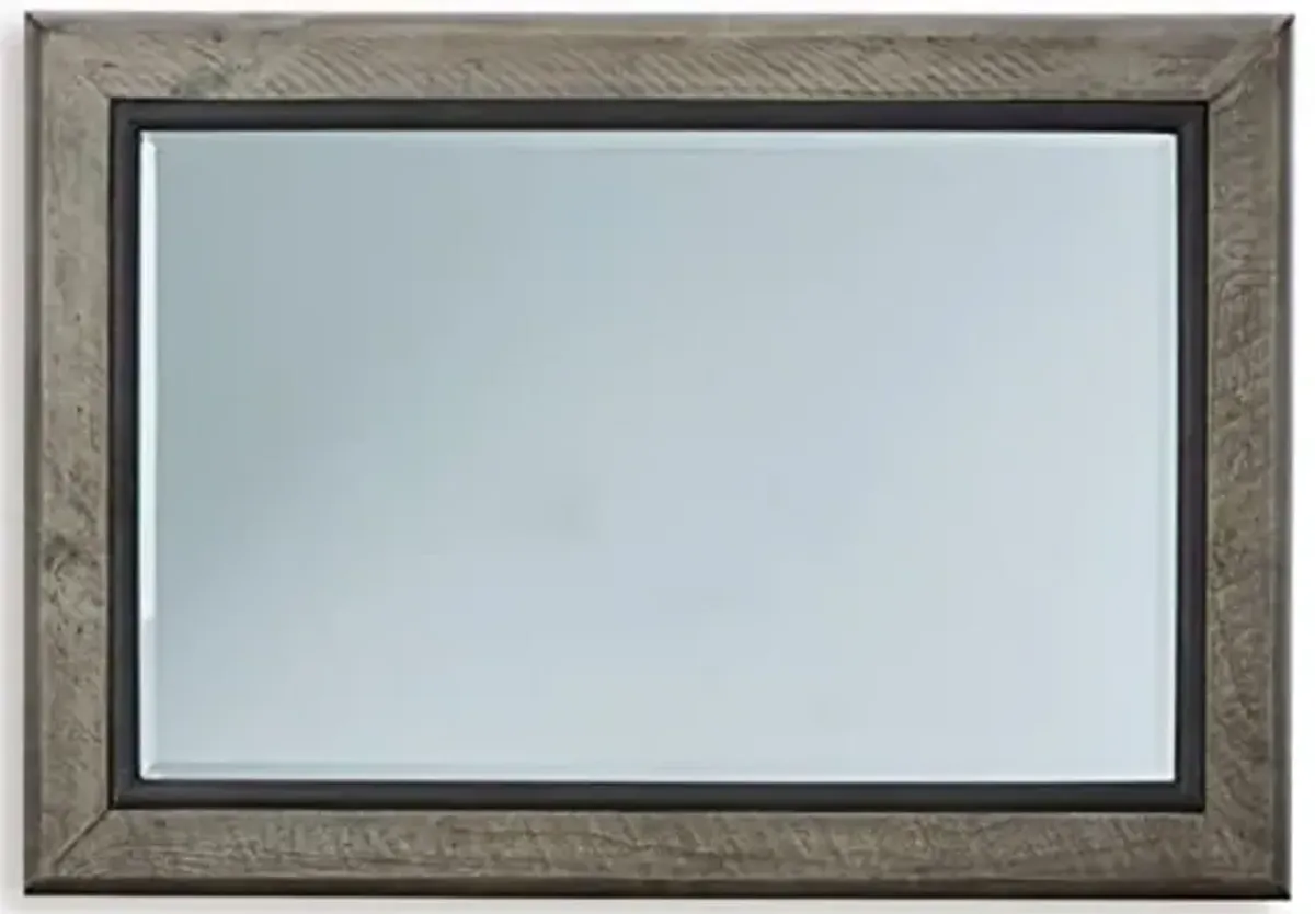 Signature Design by Ashley Brennagan Bedroom Mirror, Dresser Sold Separately, Gray