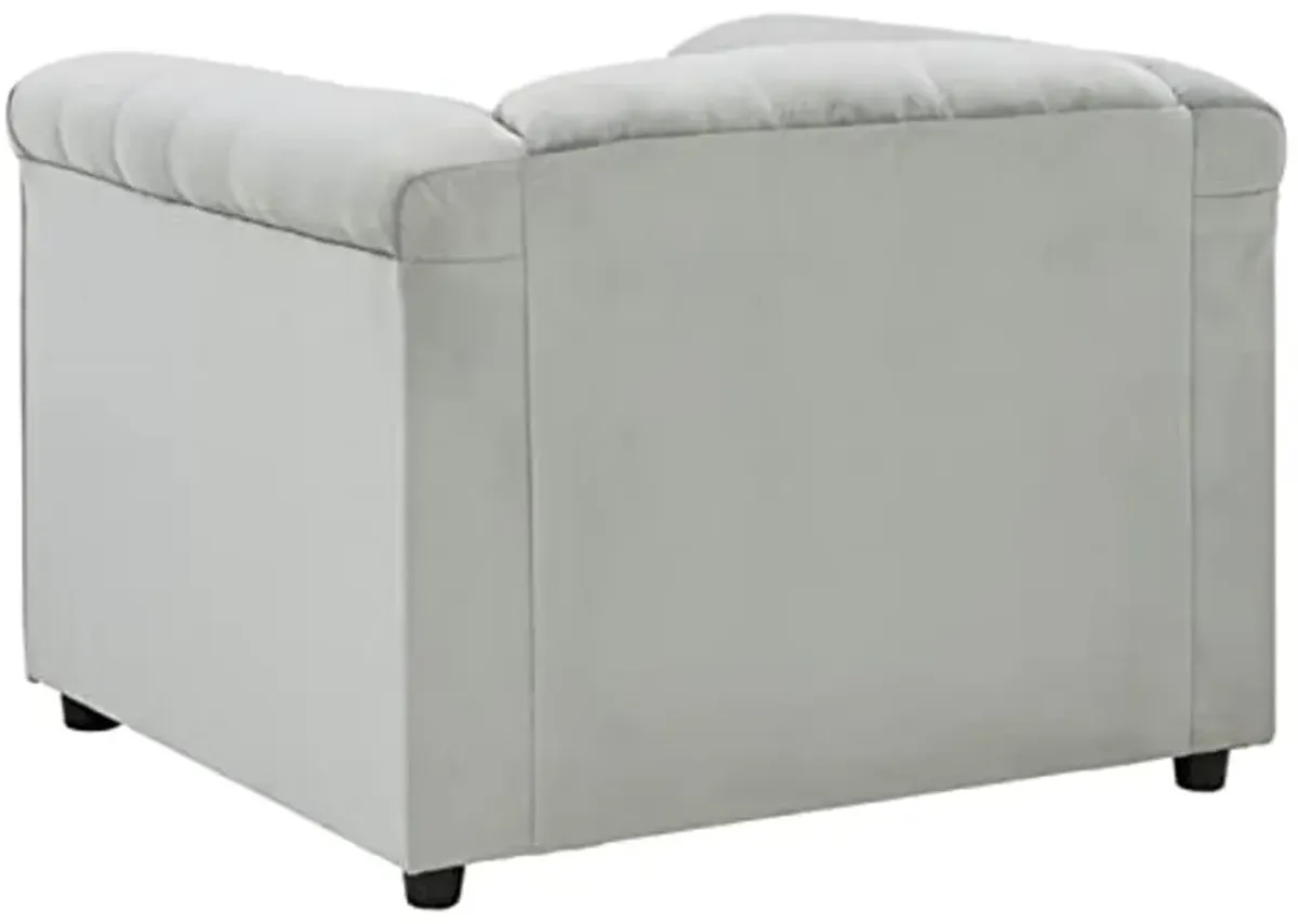 Signature Design by Ashley Josanna Classic Tufted Upholstered Chair, Gray