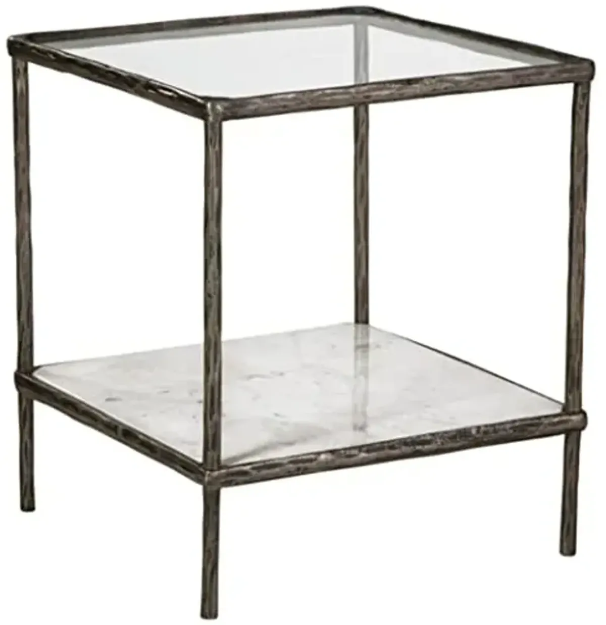 Signature Design by Ashley Ryandale Contemporary Accent Table, Antique Pewter Finish