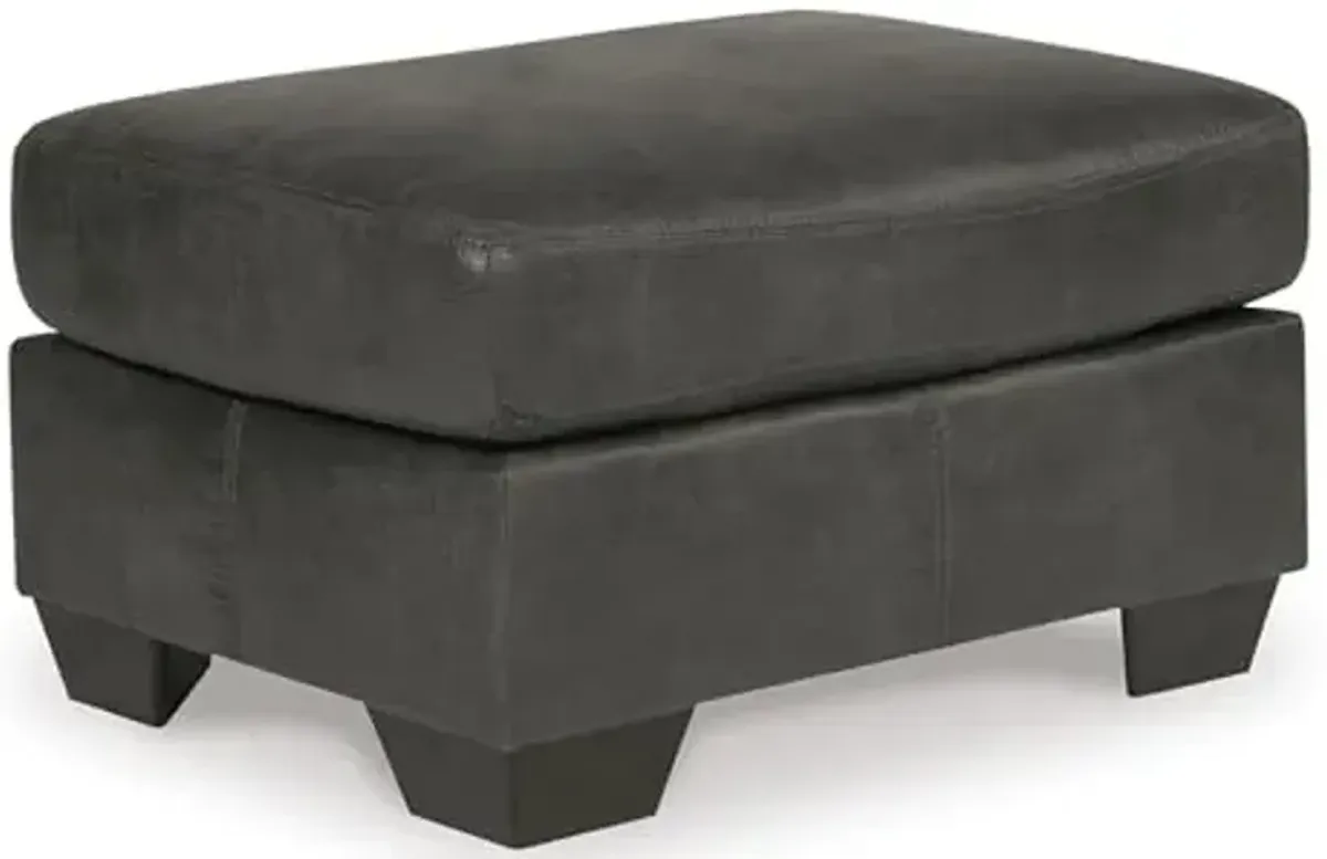 Signature Design by Ashley Bladen Modern Rectangular Ottoman, Gray