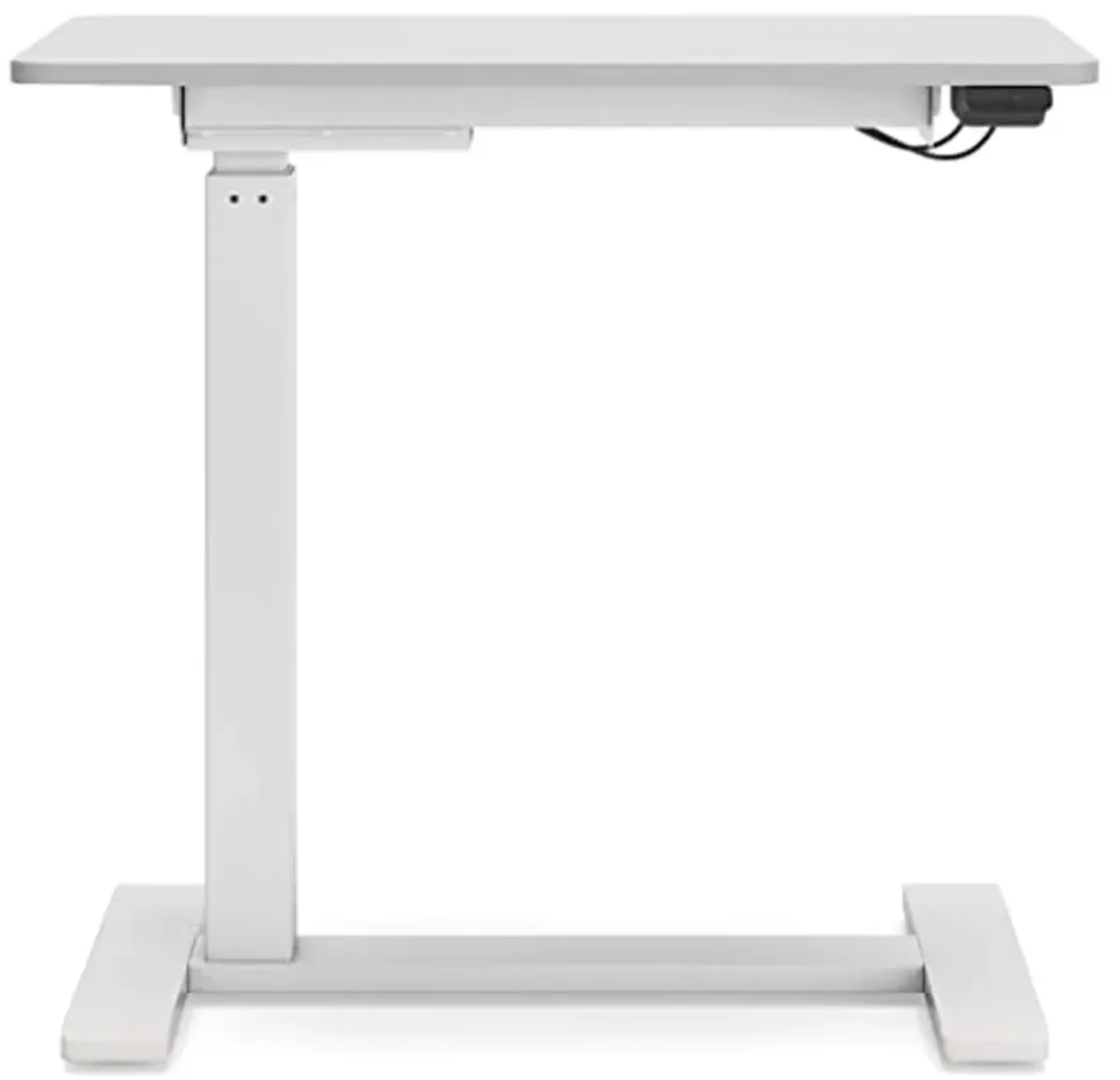 Signature Design by Ashley Lynxtyn Adjustable Height Side Desk, Beige