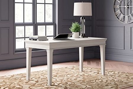 Signature Design by Ashley Kanwyn Home Office Desk, 63" W x 30" D x 31" H, White
