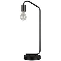 Signature Design by Ashley Covybend 21" Industrial Minimalist Metal Desk Lamp, Black