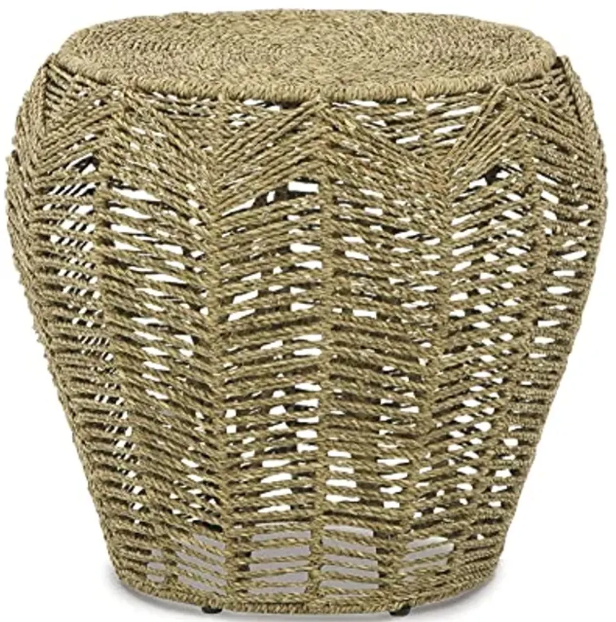 Signature Design by Ashley Dewington Boho Seagrass Stool, Natural Brown