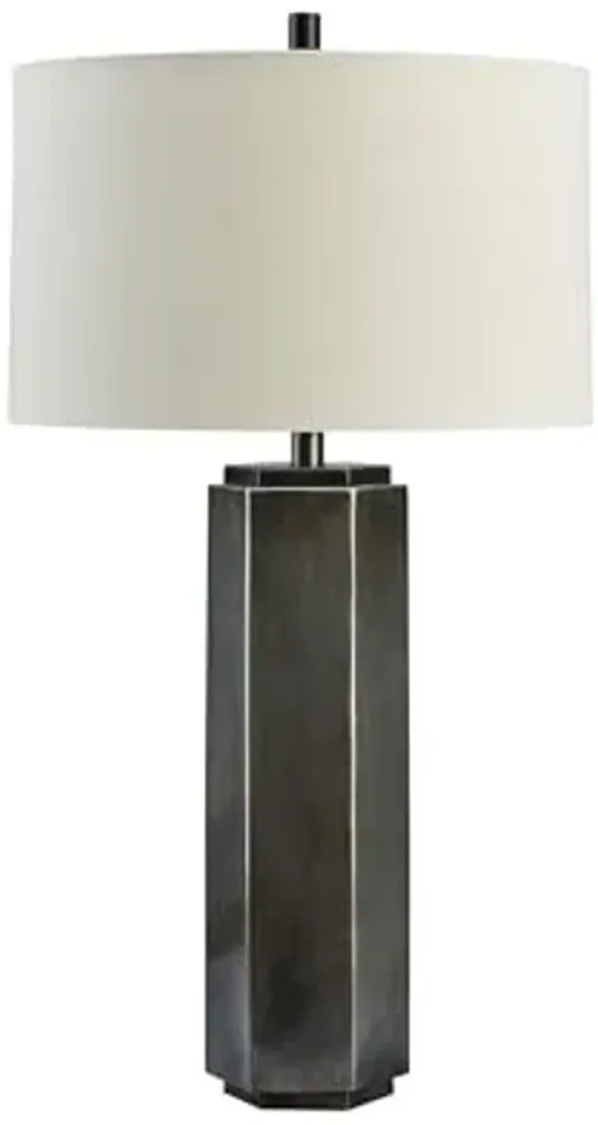 Signature Design by Ashley Dirkton Contemporary 31.38" Table Lamp, Antique Pewter Finish