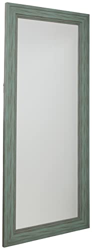 Signature Design by Ashley Jacee 70 in Full Length Floor Mirror, Antique Teal