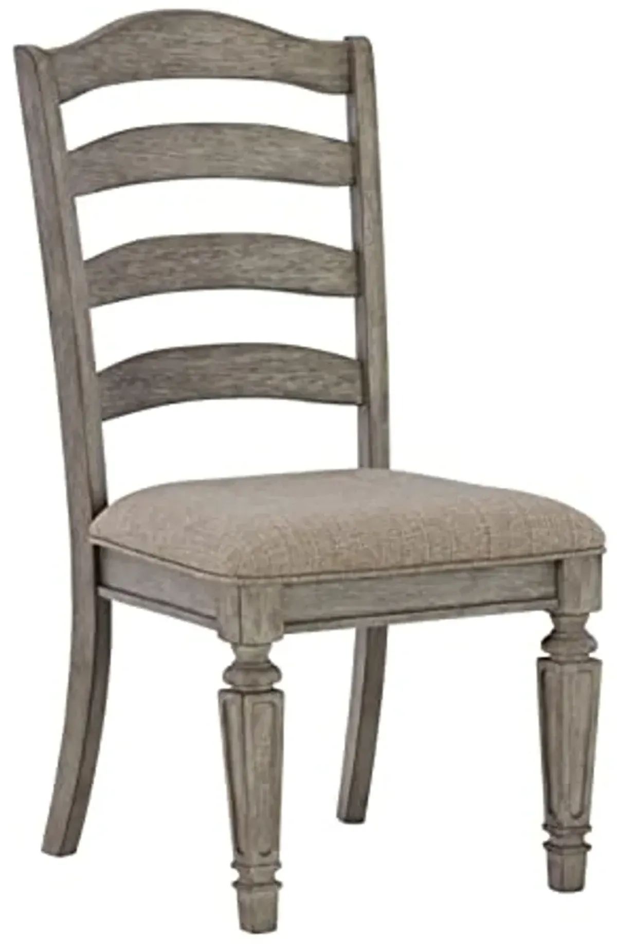 Signature Design by Ashley Lodenbay Classic Farmhouse Weathered Dining Chair, Set of 2, Antique Gray