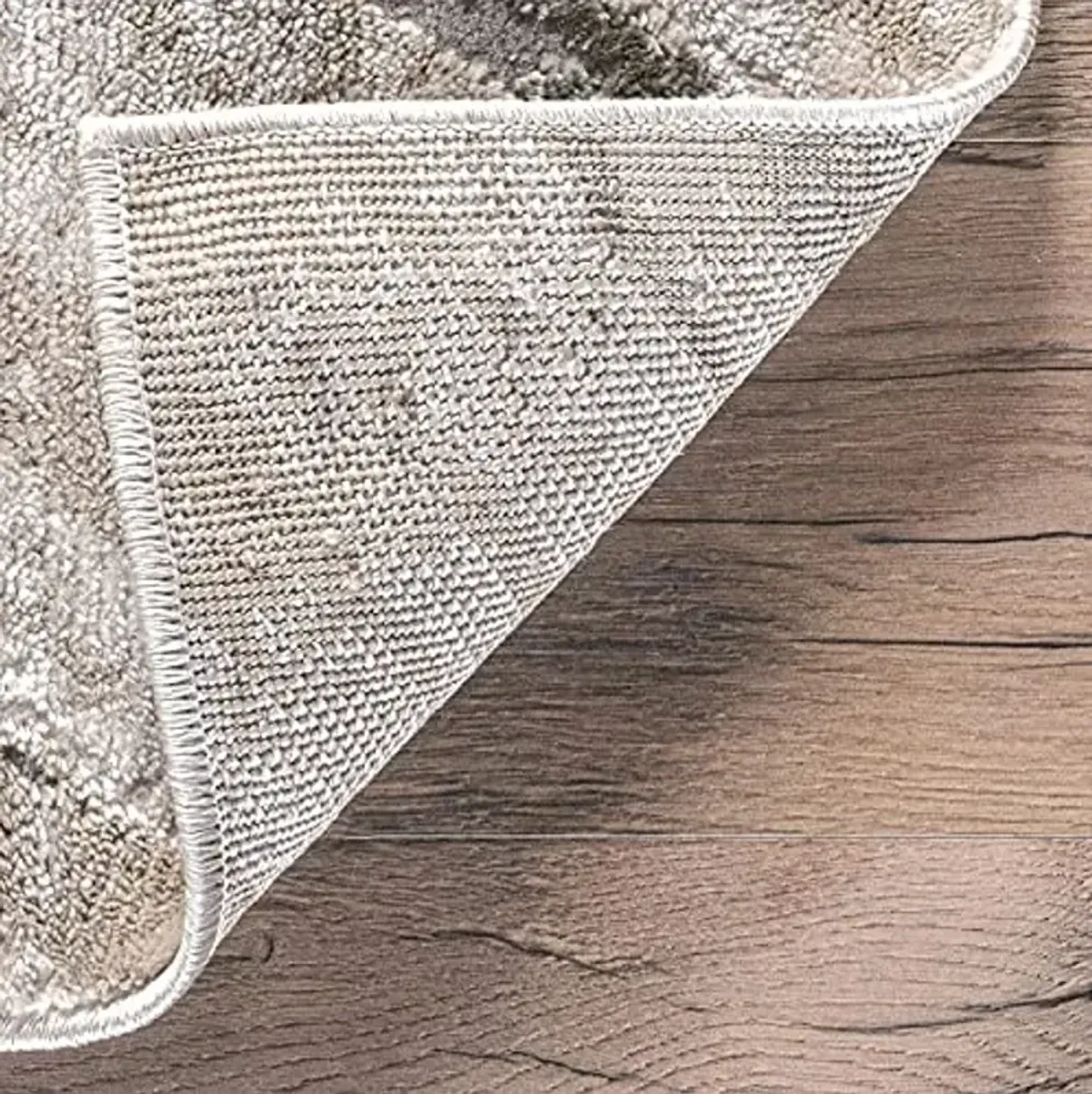 nuLOOM Amaya Beige/Ivory, 4'3" x 6'3", Abstract, Recycled Polypropylene & Polyester, Soft and Cozy, High Traffic, Stain Resistant, Durable Area Rug for Bedroom, Living Room, Dining, Foyer, Entryway