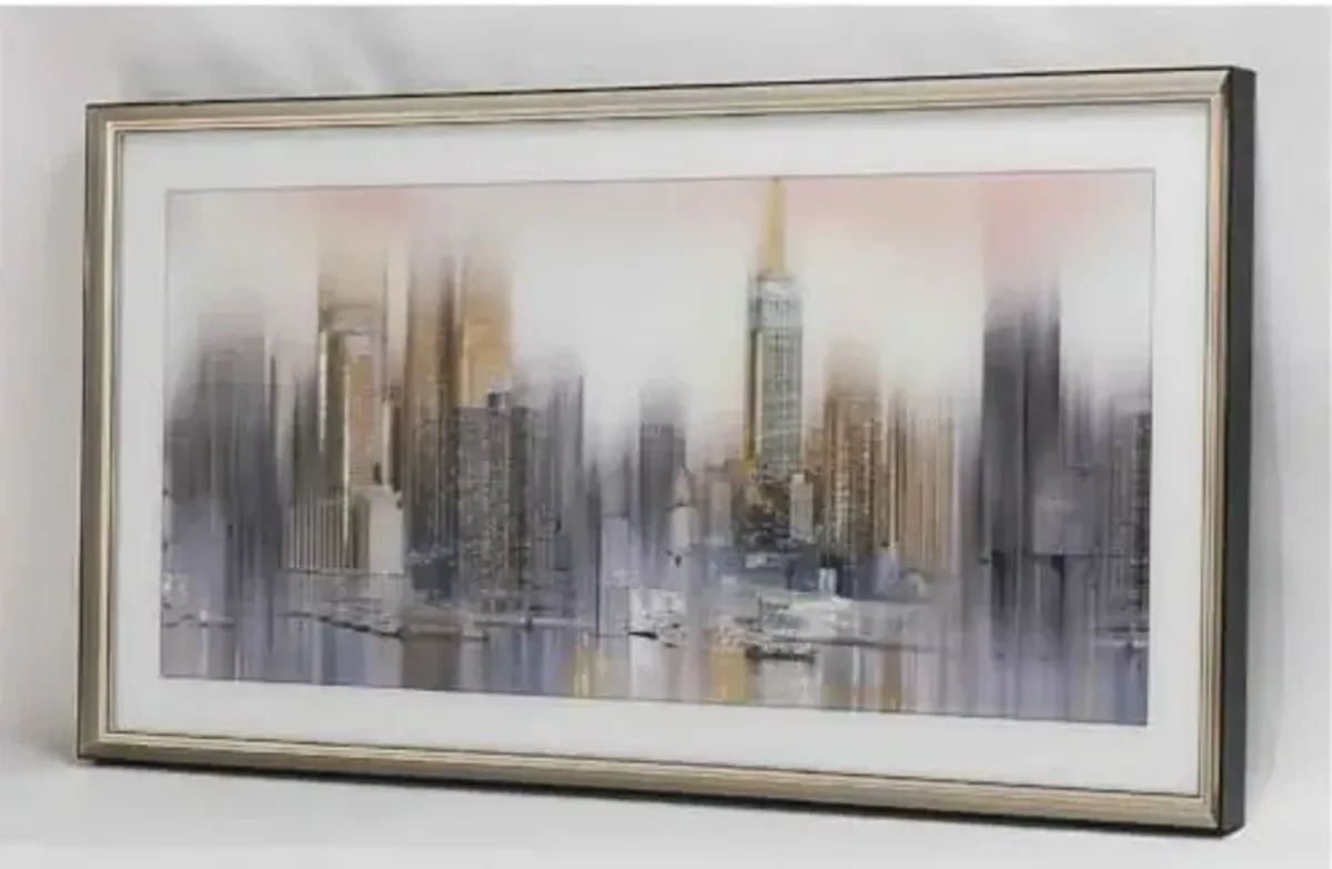 Wayborn Glimming City Day Framed Wall Art