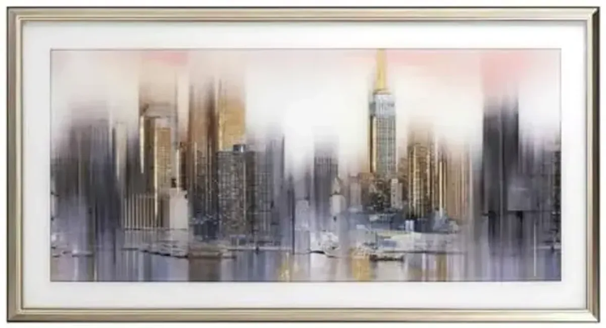 Wayborn Glimming City Day Framed Wall Art