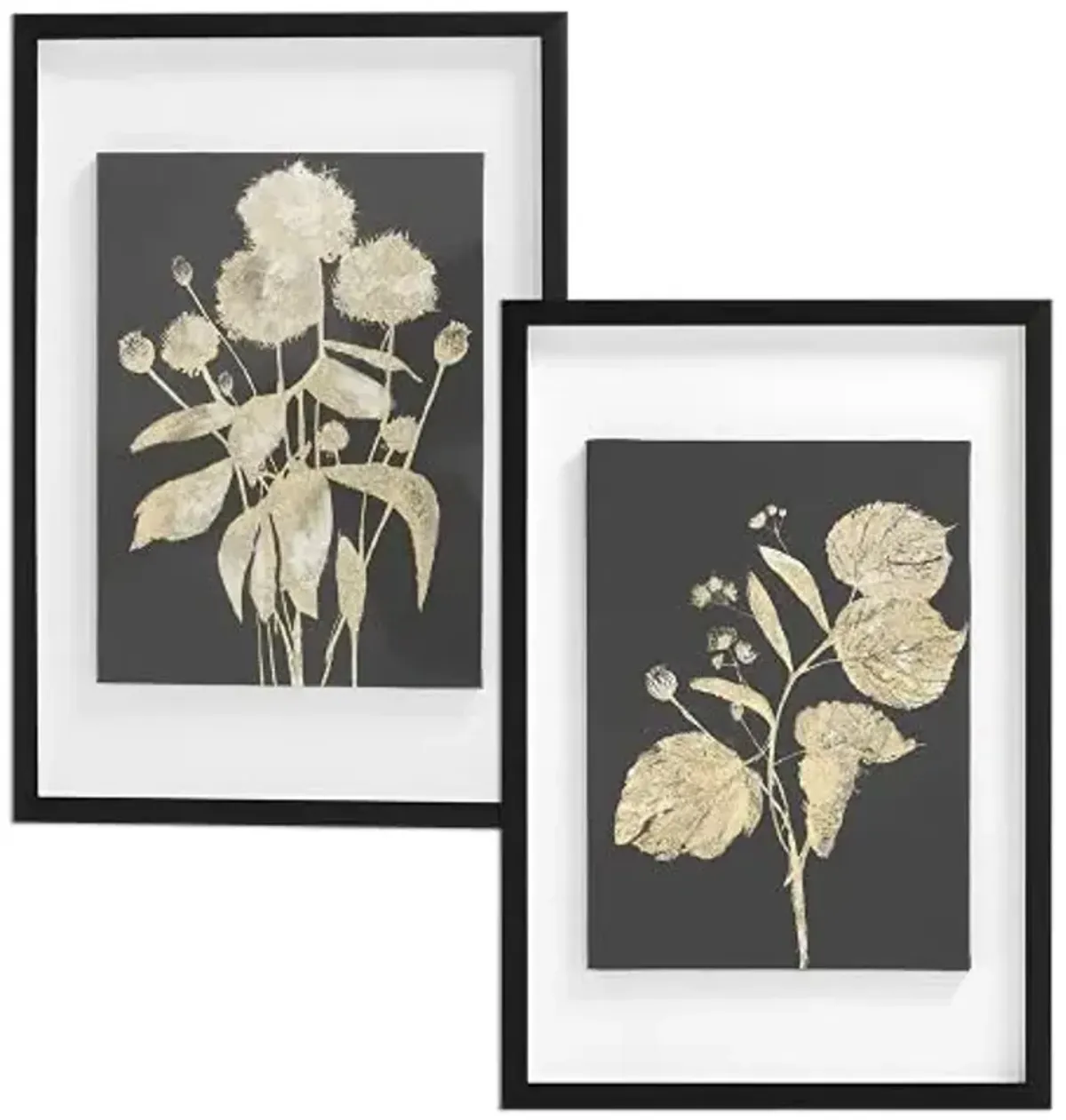 Wayborn Golden Bouquet Framed Wall Art