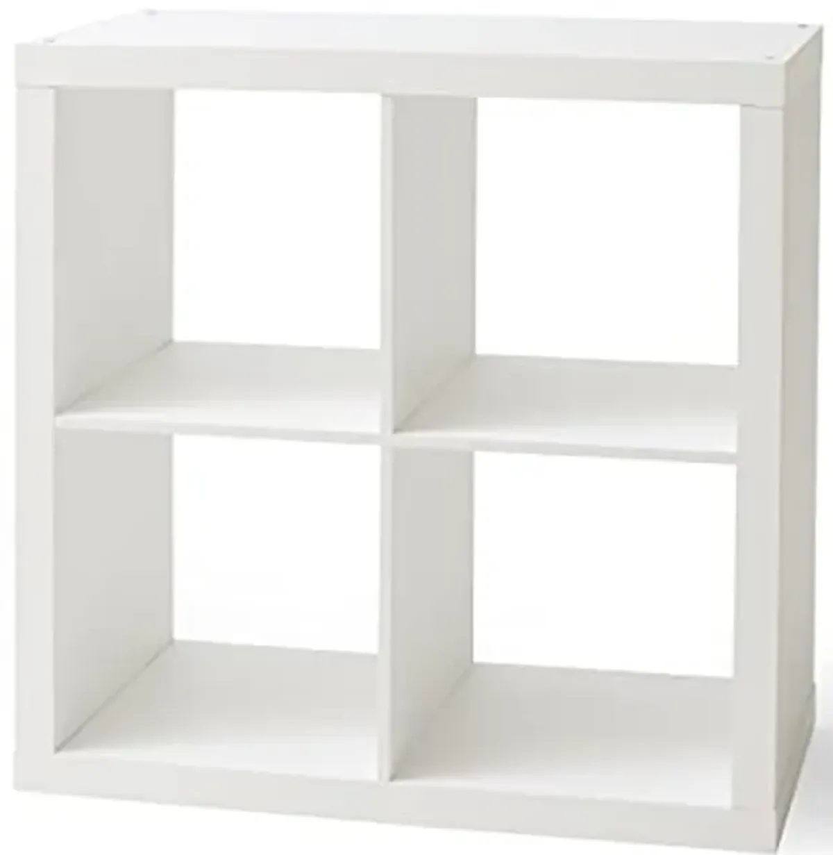 Better Homes and Gardensx Better Homes and Gardens Bookshelf Square Storage Cabinet 4-Cube Organizer, Texture White, GTIN, 15.35 x 30.16 x 29.84 Inches