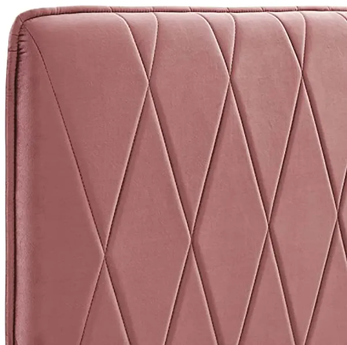 Modway Leila Performance Velvet Full/Queen Headboard in Dusty Rose