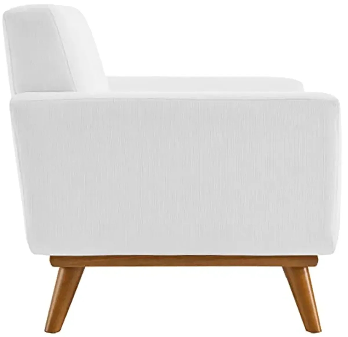 Modway Engage Upholstered Fabric Armchair, White