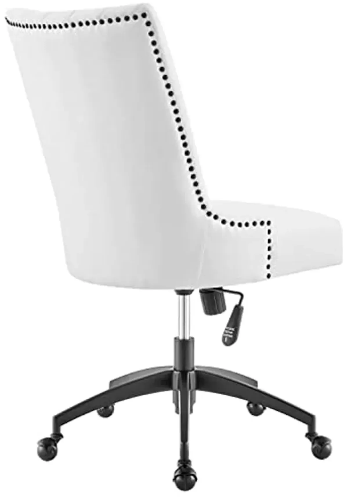 Modway Empower Channel Tufted Fabric Office Chair, Black White