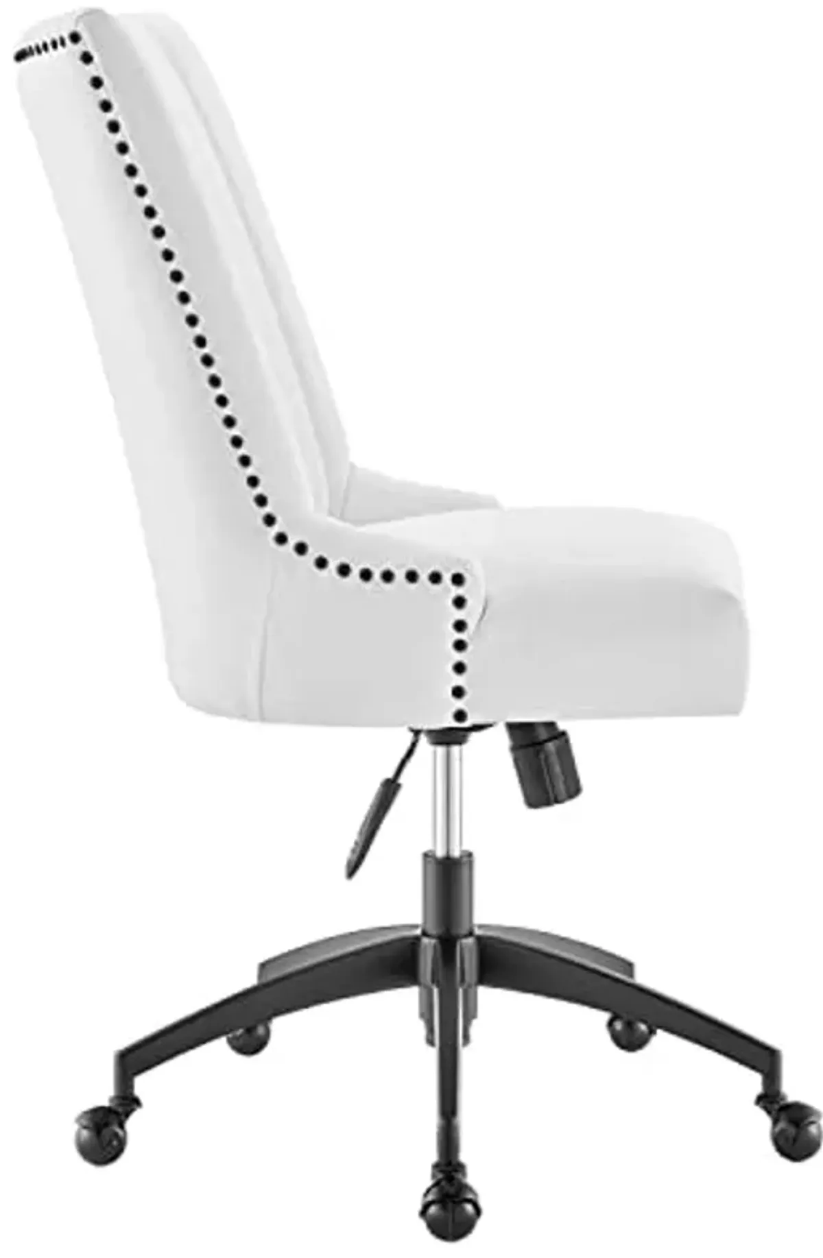 Modway Empower Channel Tufted Fabric Office Chair, Black White