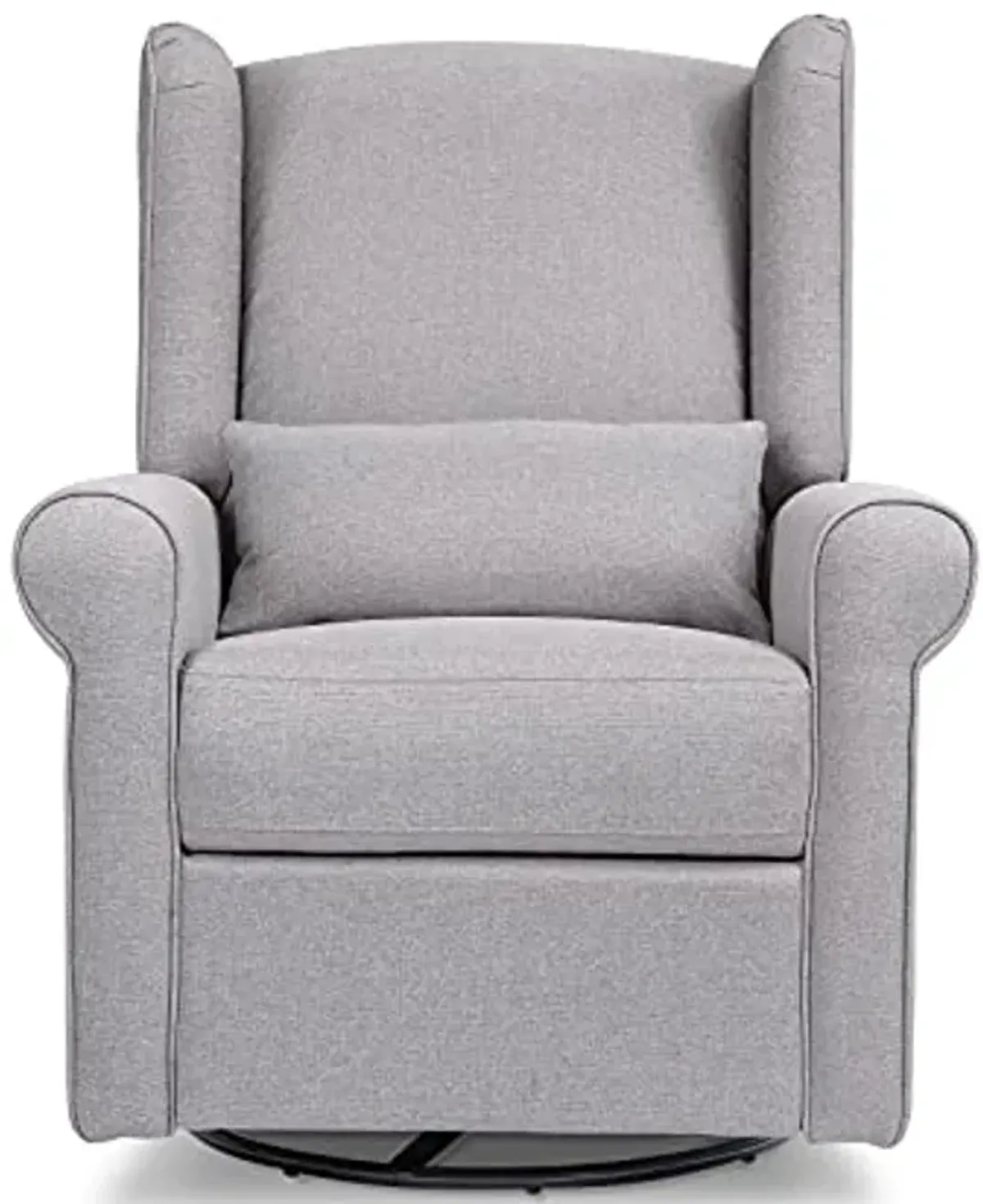 DaVinci Hayden Recliner and Swivel Glider in Misty Grey, Greenguard Gold & CertiPUR-US Certified