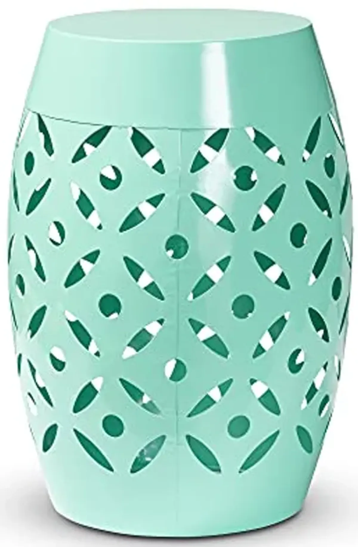 Baxton Studio Hallie Outdoor Side Tables, Aqua