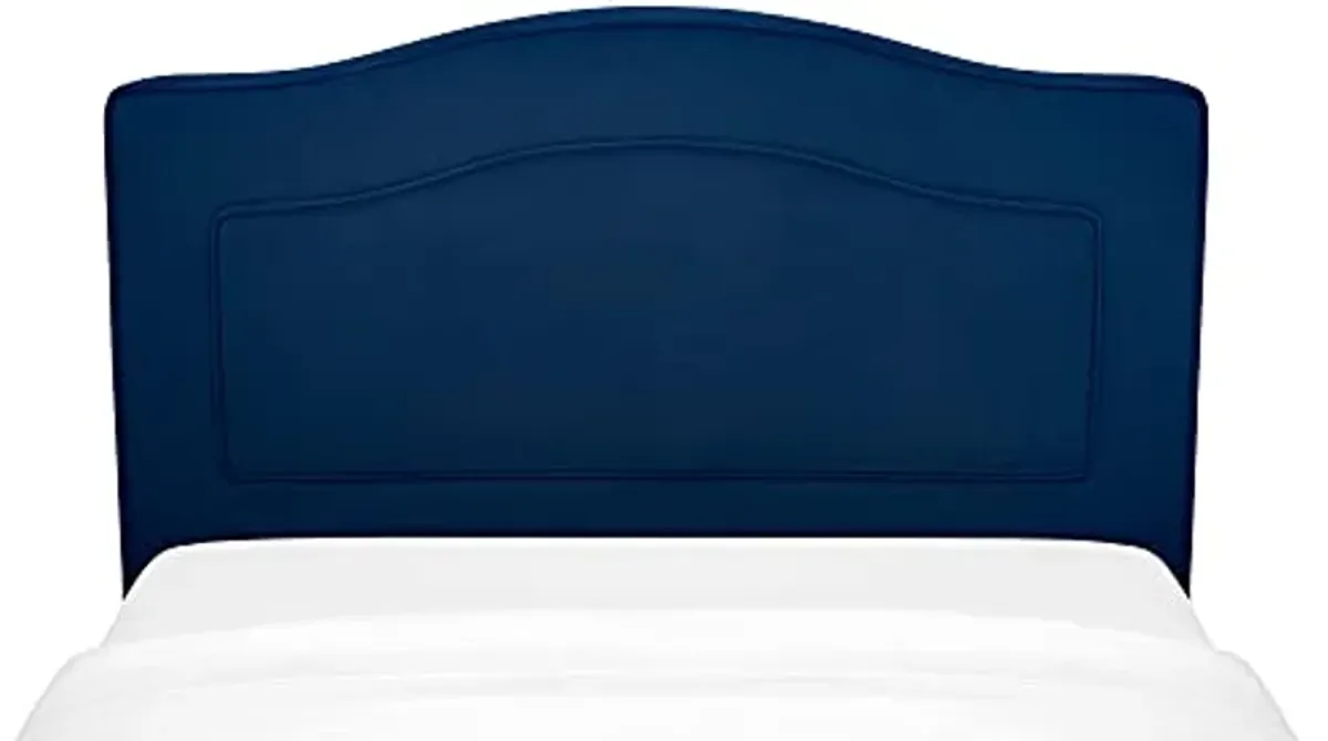 Delta Children Upholstered Twin Bed, Navy Blue