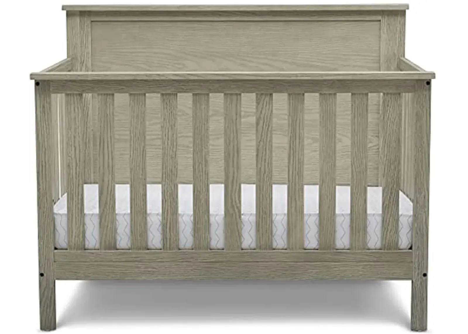 Delta Children Middleton 4-in-1 Convertible Baby Crib, Textured Limestone