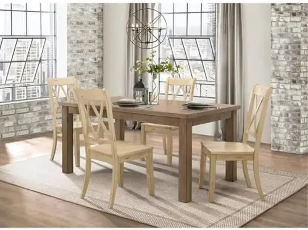 Lexicon Cedric 5-Piece Dining Set, Buttermilk