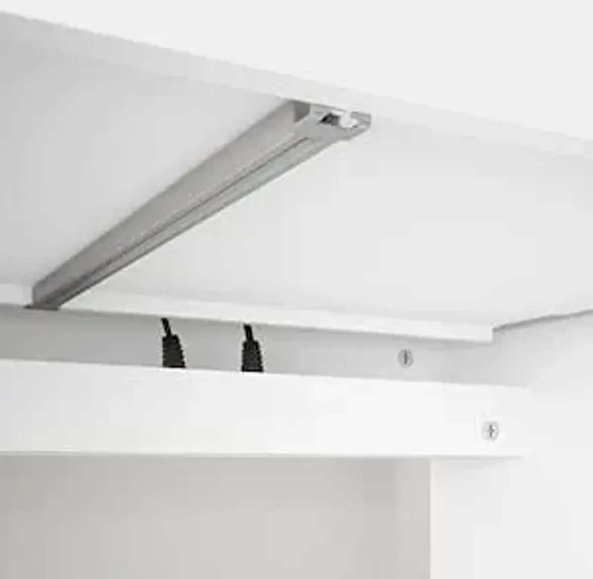 Ikea Wood Micke Long Table Top Workstation Computer Desk (White)