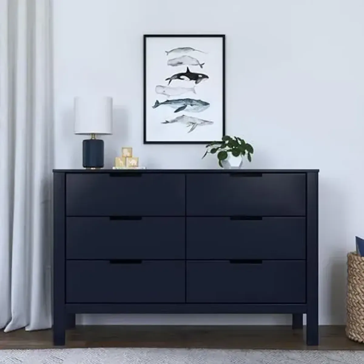 Carter's by DaVinci Colby 6-Drawer Dresser in Navy