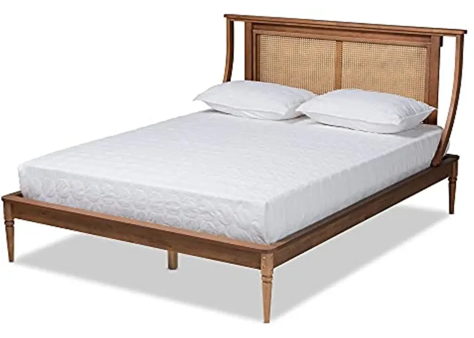 Baxton Studio Jamila Beds (Platform), Walnut Brown