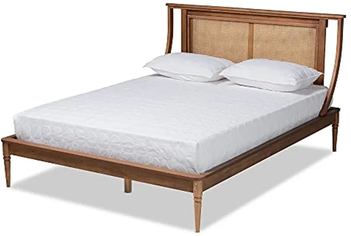 Baxton Studio Jamila Beds (Platform), Walnut Brown