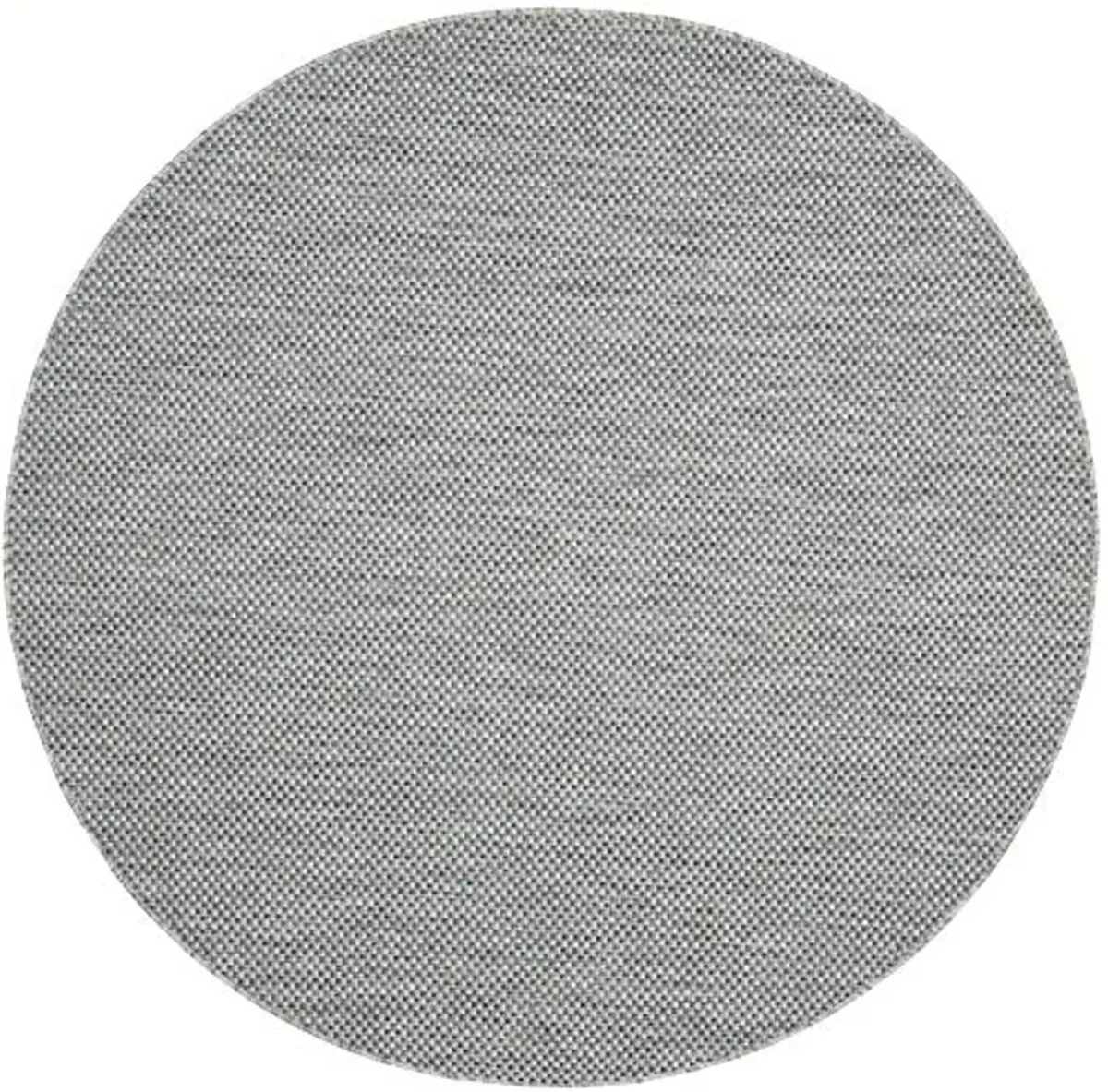 SAFAVIEH Courtyard Collection 7'1" Round Grey/Navy CY8521 Indoor/ Outside Waterproof Easy cleansingPatio Backyard Mudroom Area Mat