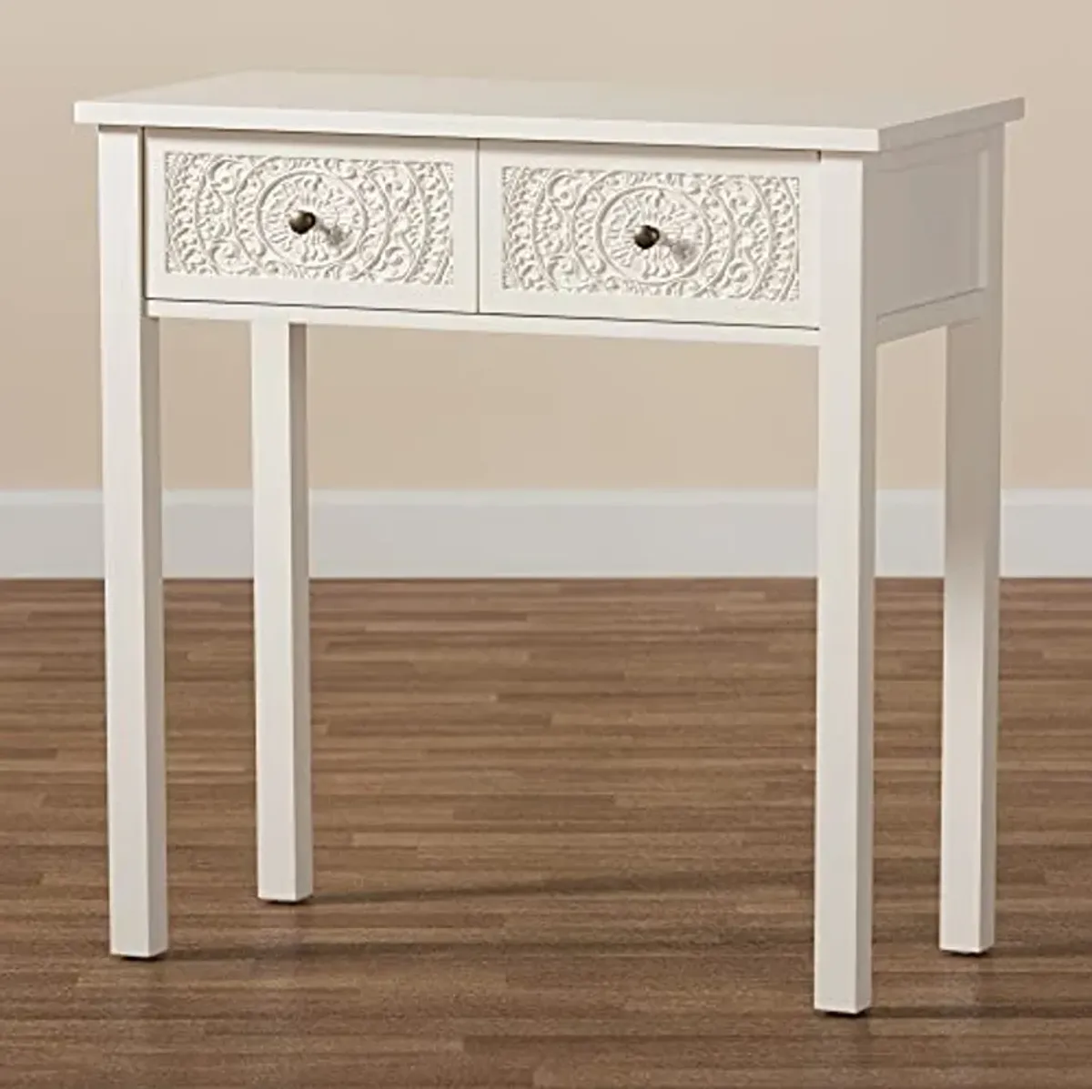 Baxton Studio Lambert Console Tables, White