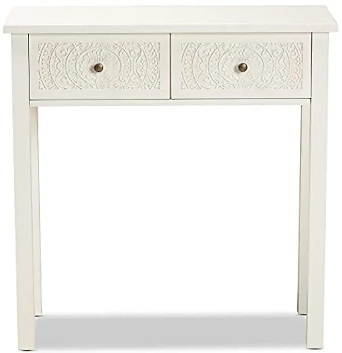 Baxton Studio Lambert Console Tables, White