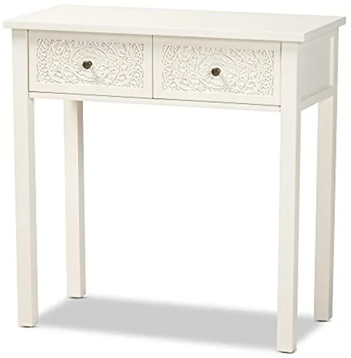 Baxton Studio Lambert Console Tables, White