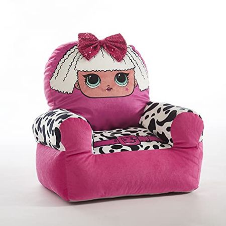 Idea Nuova LOL Surprise Plush Toddler Bean Bag Sofa Chair