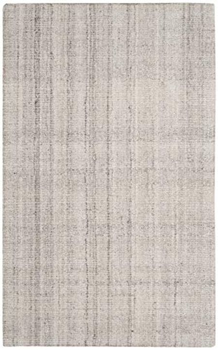 SAFAVIEH Abstract Collection 2' x 3' Light Grey ABT141E Handmade Premium Wool & Viscose Entryway Living Room Foyer Bedroom Kitchen Accent Rug