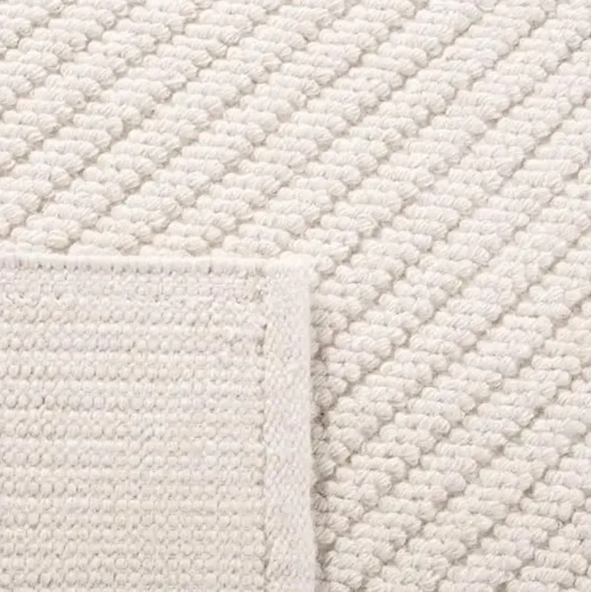 SAFAVIEH Natura Collection Accent Rug - 2' x 3', Ivory, Handmade Wool, Ideal for High Traffic Areas in Entryway, Living Room, Bedroom (NAT450A)