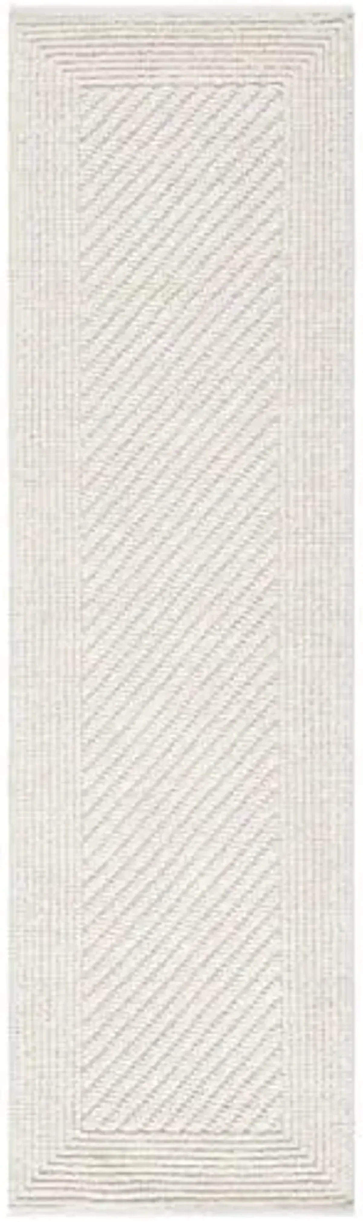SAFAVIEH Natura Collection Runner Rug - 2'3" x 12', Ivory, Handmade Wool, Ideal for High Traffic Areas in Living Room, Bedroom (NAT450A)