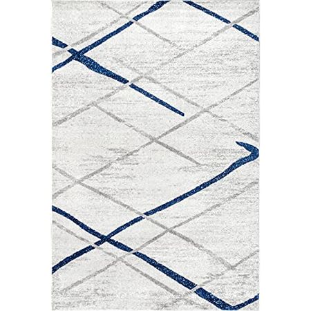 nuLOOM Thigpen Contemporary Area Rug, 9' x 12', Blue Grey