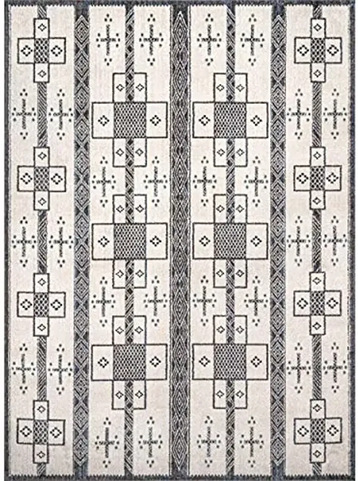 nuLOOM Erika Transitional Tribal Area Rug, 5x8, Grey