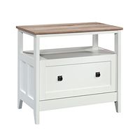 Sauder August Hill Lateral File, L: 19.53" x W: 32.28" x H: 29.25", Soft White Finish