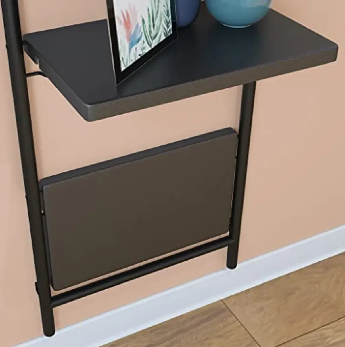 Sauder Anywhere Shelf/Book Shelf, Black Finish