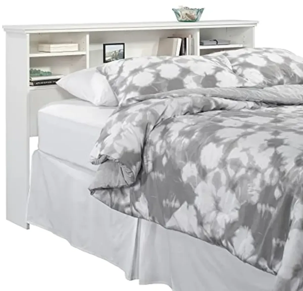 Sauder River Ranch Full-Queen Headboard, Glacier White Finish