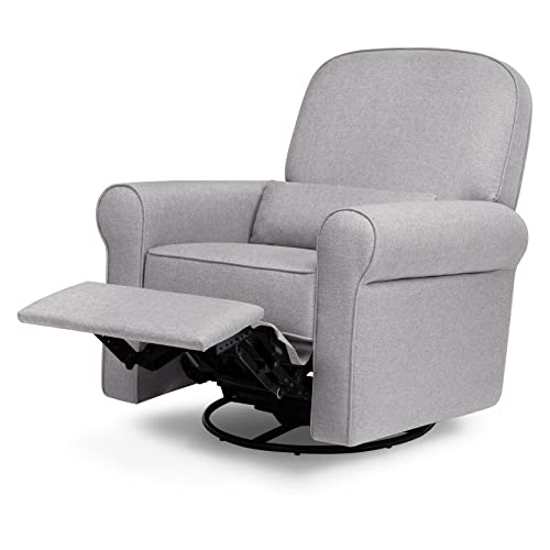 DaVinci Ruby Recliner and Swivel Glider in Misty Grey, Greenguard Gold Certified