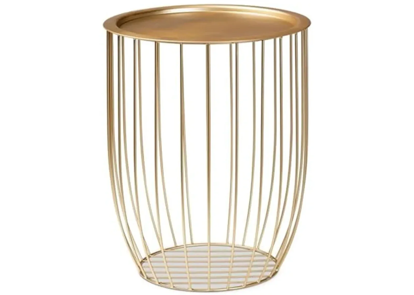 Baxton Studio Mabon Modern and Contemporary Gold Finished Metal End Table