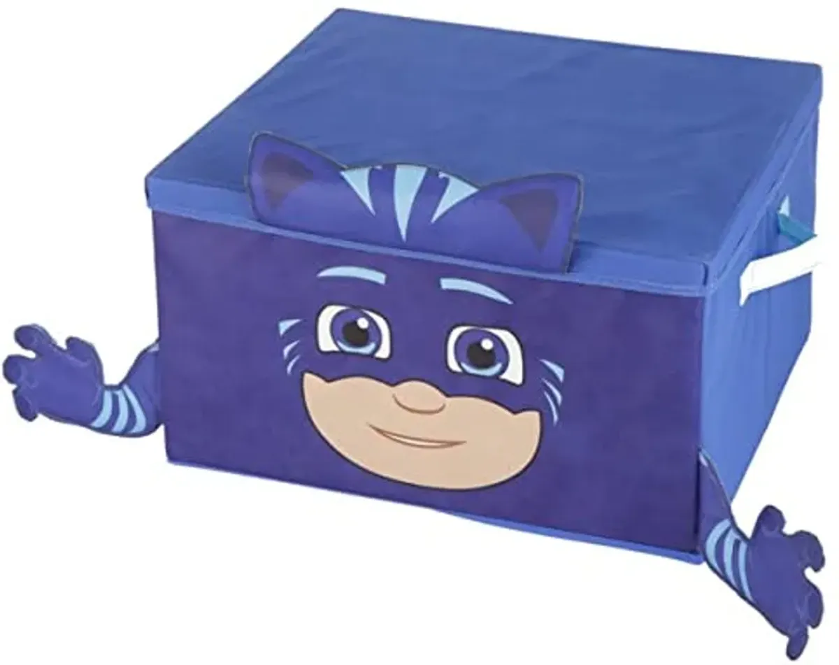 Idea Nuova PJ Mask Catboy Figural 2 Piece Stackable Toy Storage Box Set