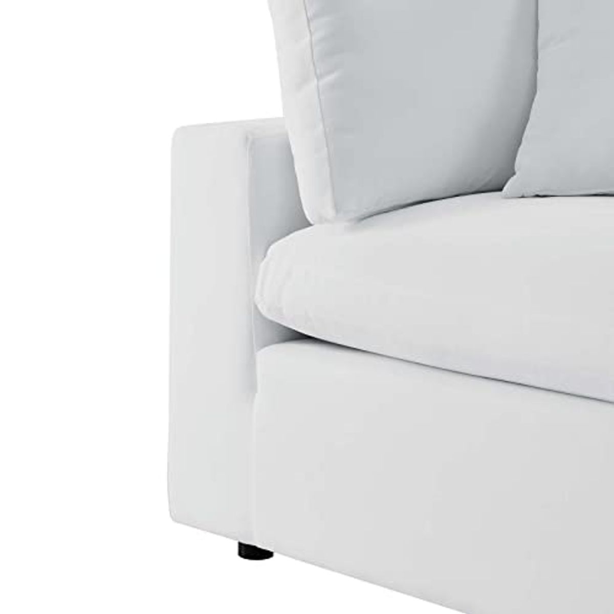 Modway Commix Outdoor Patio Sunbrella® Sectional Sofa Corner Chair in White