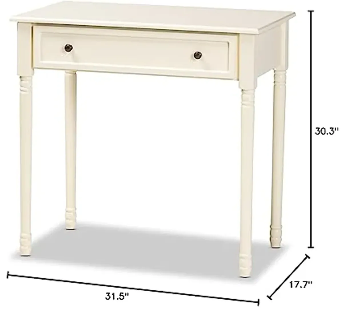 Baxton Studio Mahler Console Tables, White