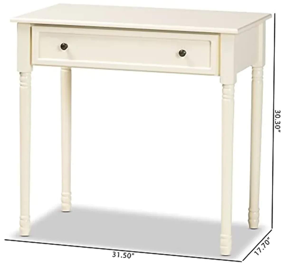 Baxton Studio Mahler Console Tables, White